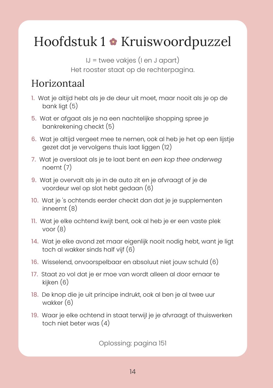 Kruiswoordpuzzel